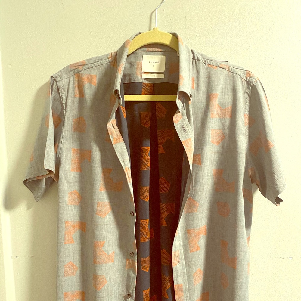 Billy Reid Short Sleeve Slim Fit